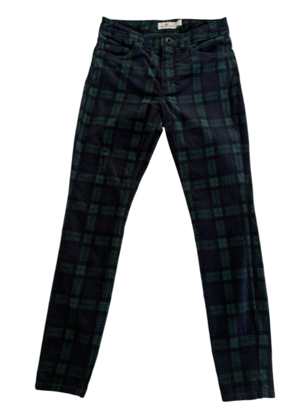 Vineyard Vines Blackwatch Skinny Tartan Plaid Pants Size 2